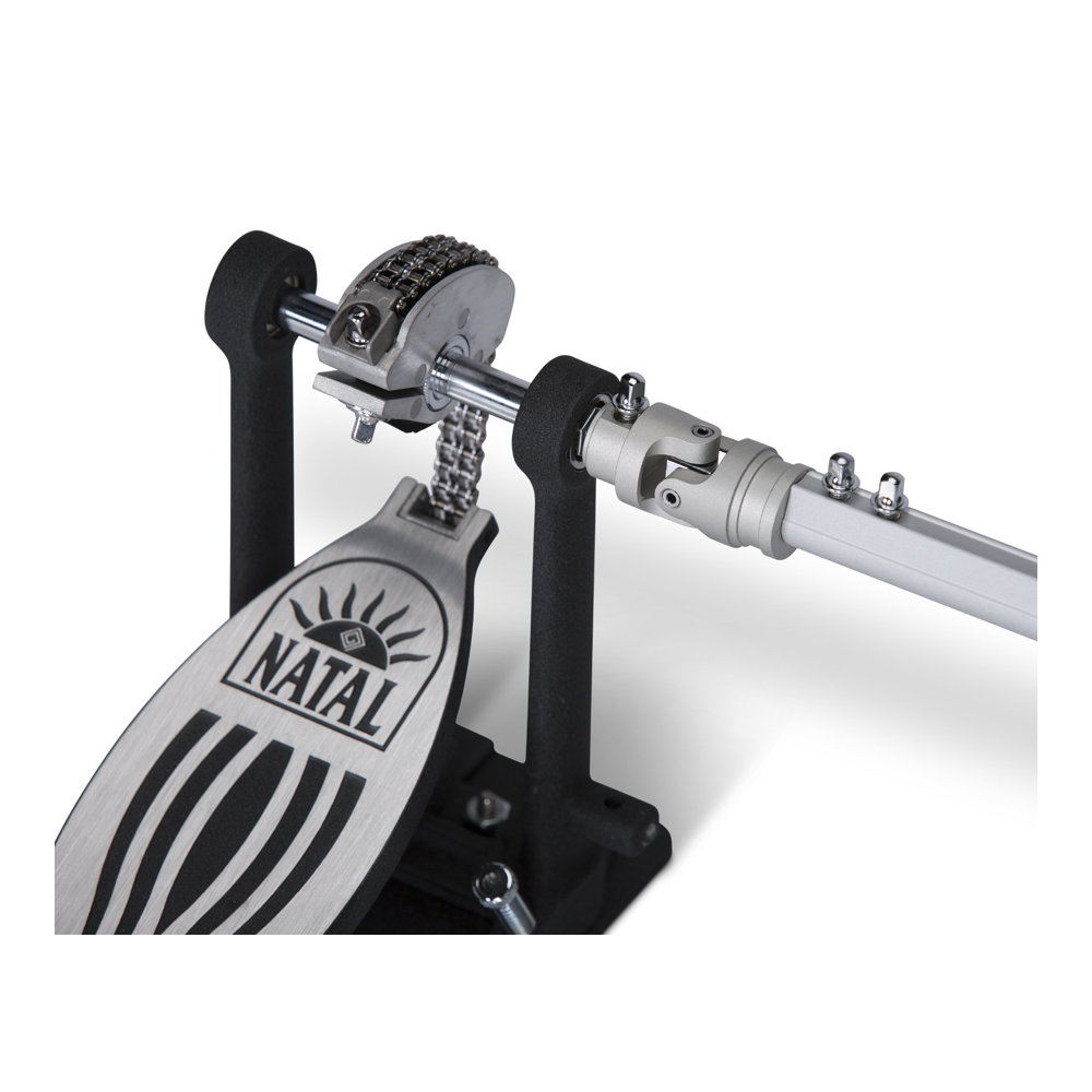 NATAL NAT-DPED-P Proシリーズ ドラムツインペダル フットペダル NATAL NAT-DPED-P シャフトから左側ペダルの画像