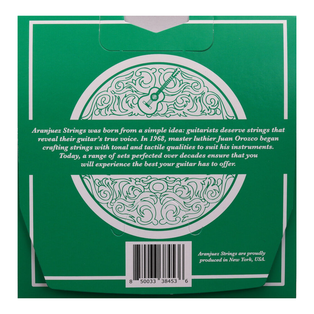 ARANJUEZ Concert Silver 400 クラシックギター弦 ARANJUEZ Concert Silver 400 背面画像