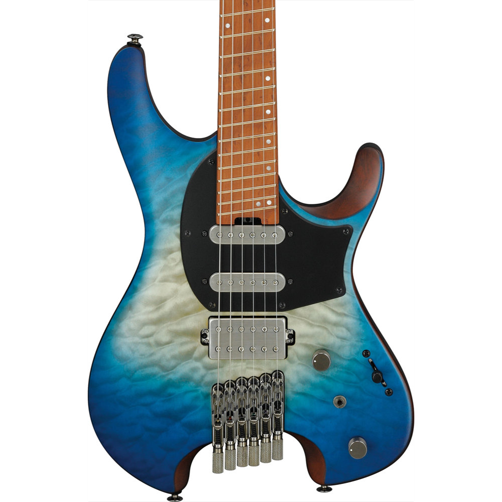 IBANEZ QX54QM-BSM エレキギター ヘッドレスギター ボディ画像