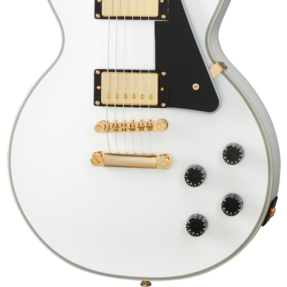 Epiphone Les Paul Custom Alpine White エレキギター コントロール画像