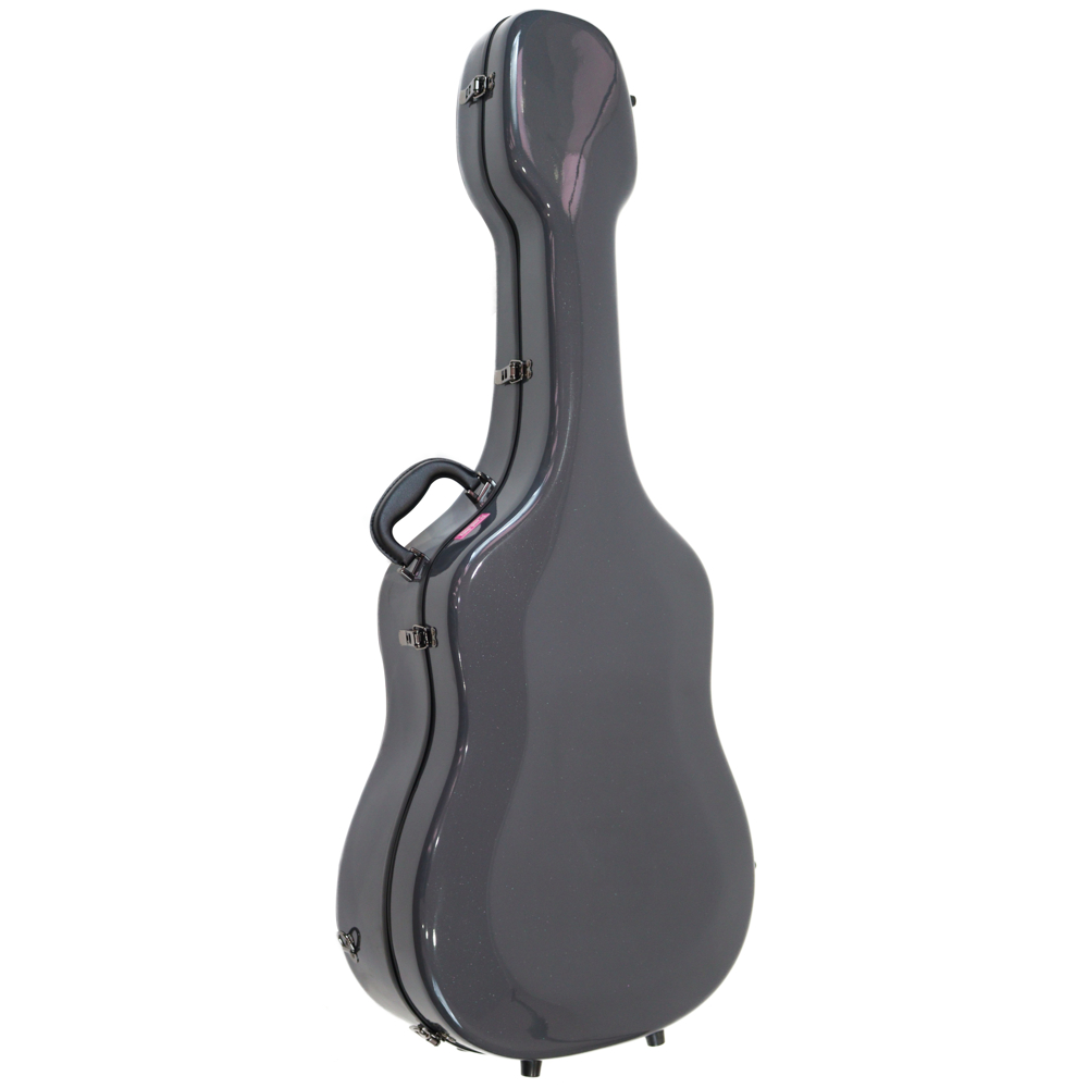 Grand Oply OM/OOO-style ダークグレー アコースティックギター用ケース