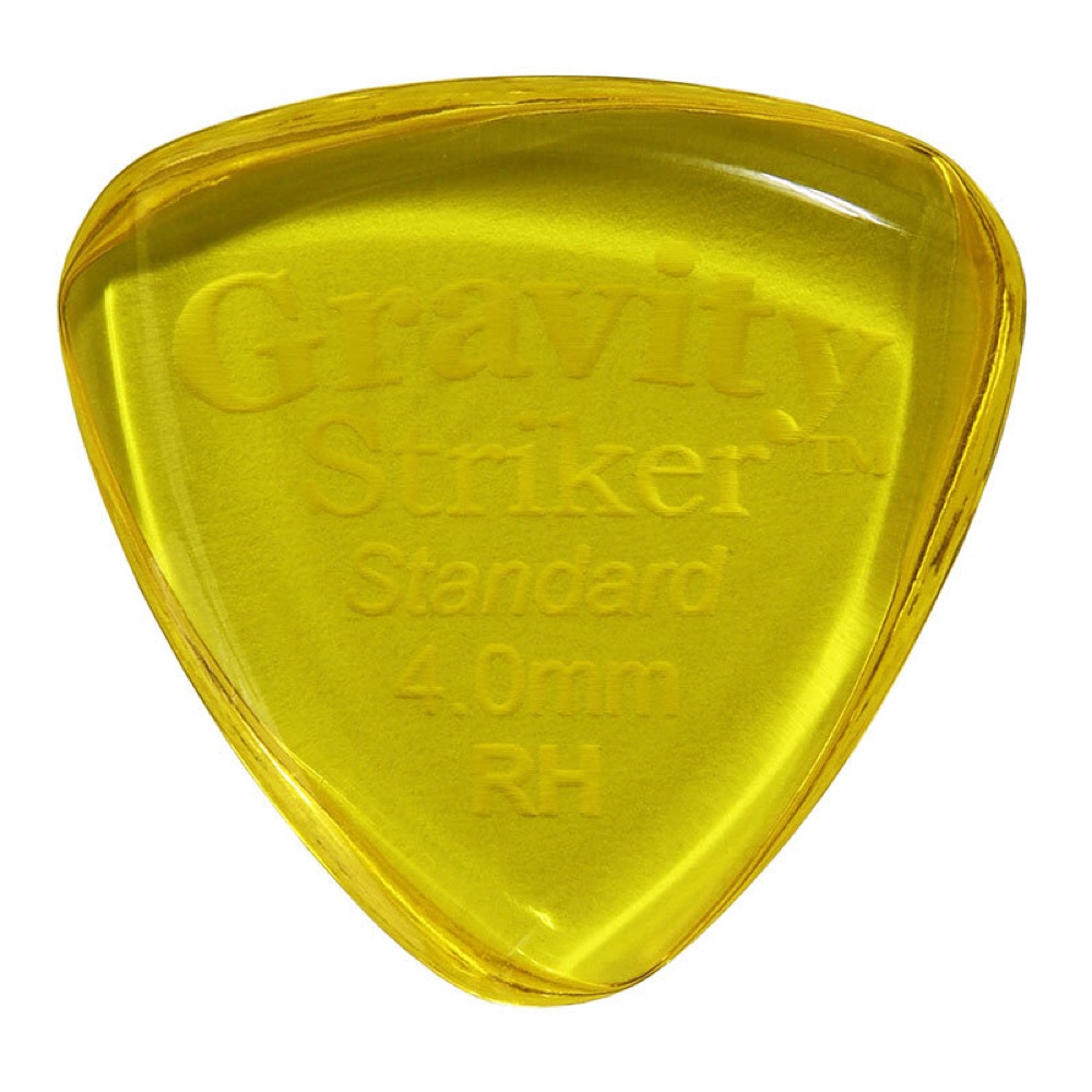 GRAVITY GUITAR PICKS GSRS4PRH Striker Standard， Speed Bevels(RH) 4mm
