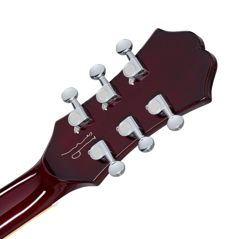 Epiphone Noel Gallagher Riviera Dark Wine Red エレキギター ヘッド裏画像