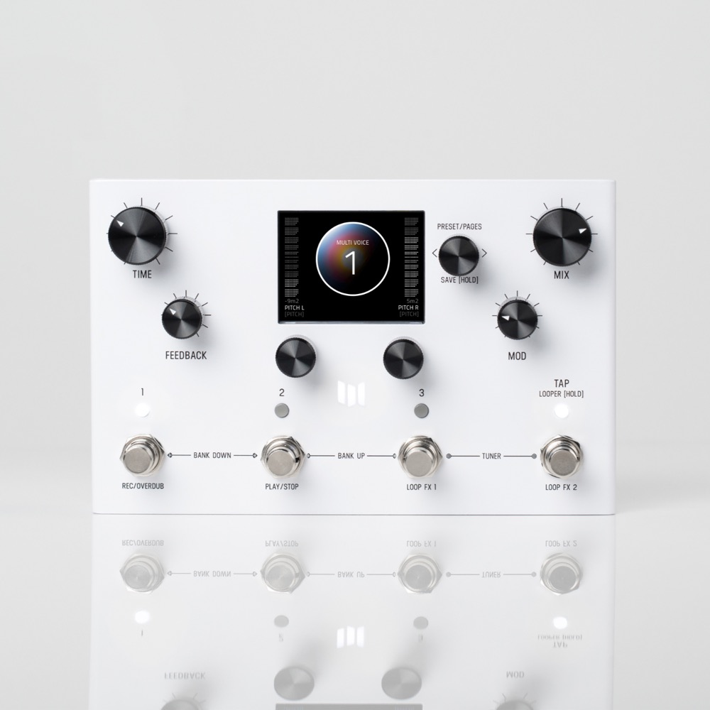 Meris LVX ディレイ ギターエフェクター 独自にカスタム可能なモジュレーションディレイ 正面画像