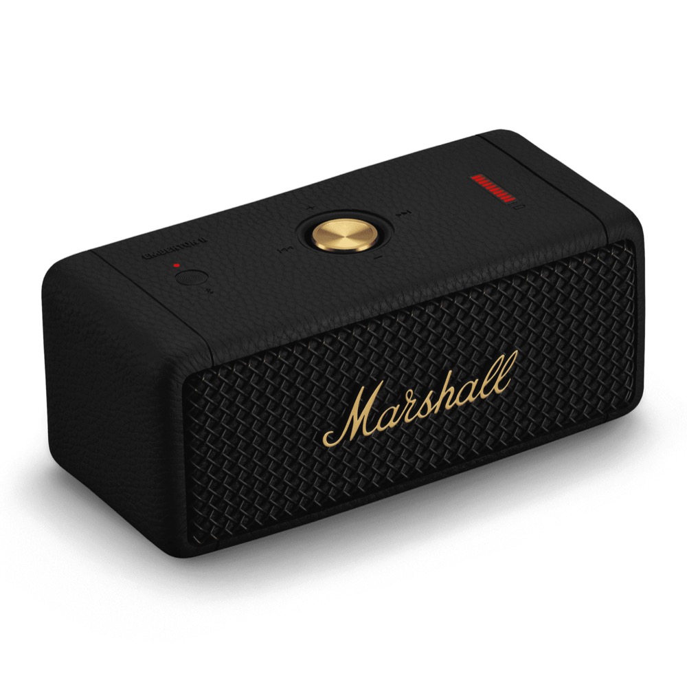 MARSHALL Emberton II Black and Brass Bluetooth ワイヤレススピーカー 詳細画像