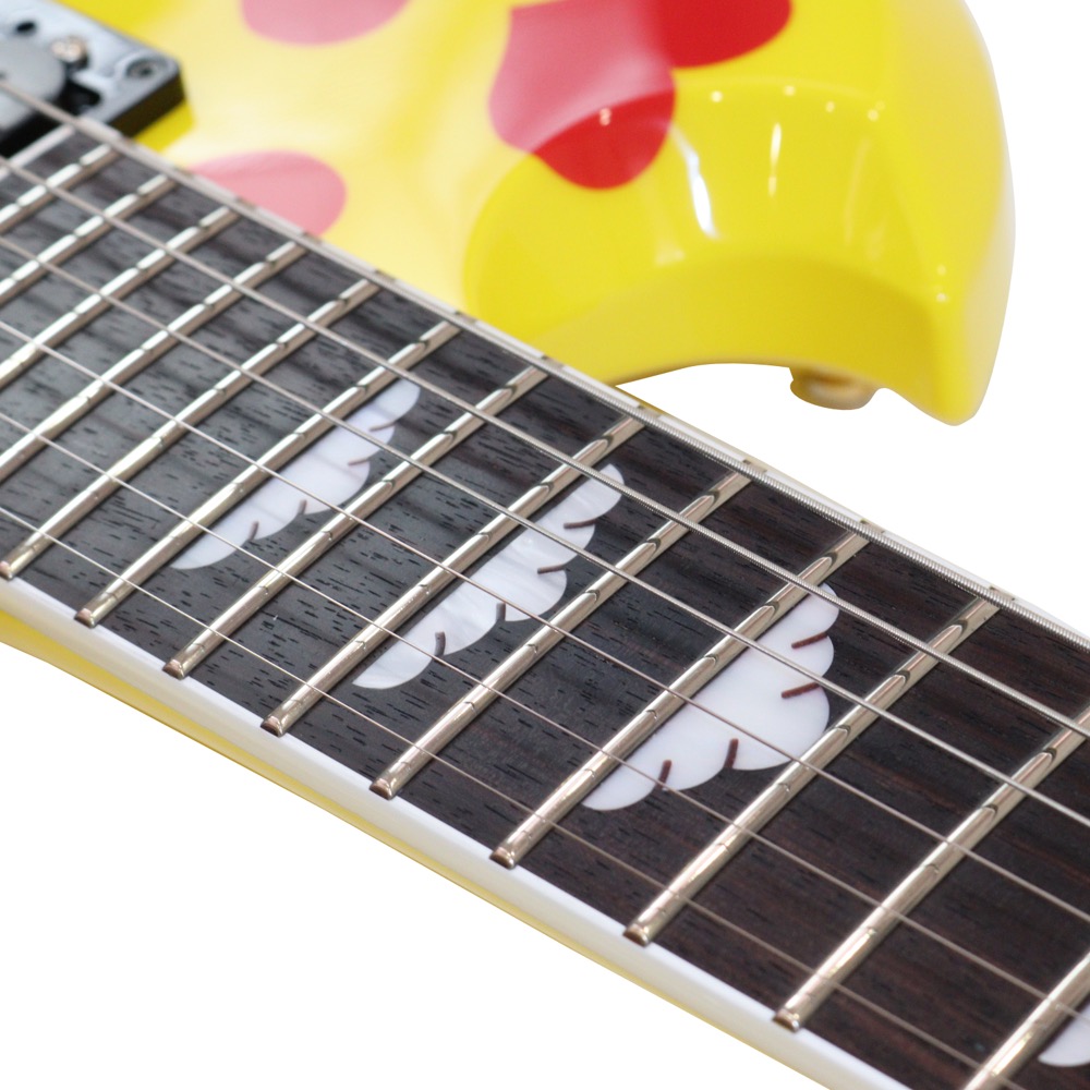 Burny イエローハートhideモデルエレキギター 楽天市場】フェルナンデス Burny MG-420S Yellow Heart hide