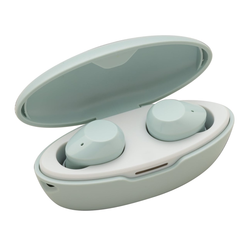 たのしいかいしゃ TA-AG01TW AGR Allegro TWS Bluetooth外音取込イヤホン アンティークグリーン 詳細画像