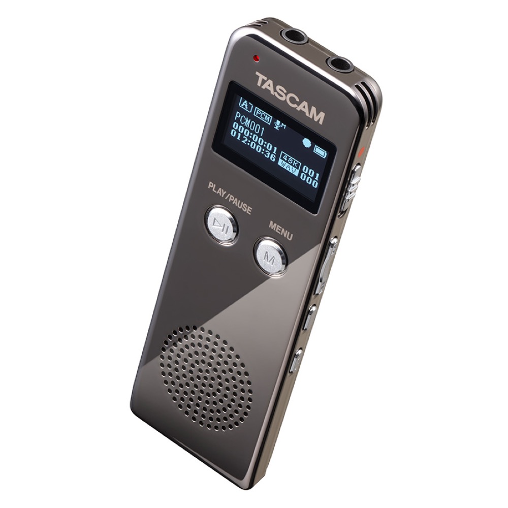 TASCAM VR-03-BR ブラウン ワイドFMチューナー搭載 ボイスレコーダー アングル画像