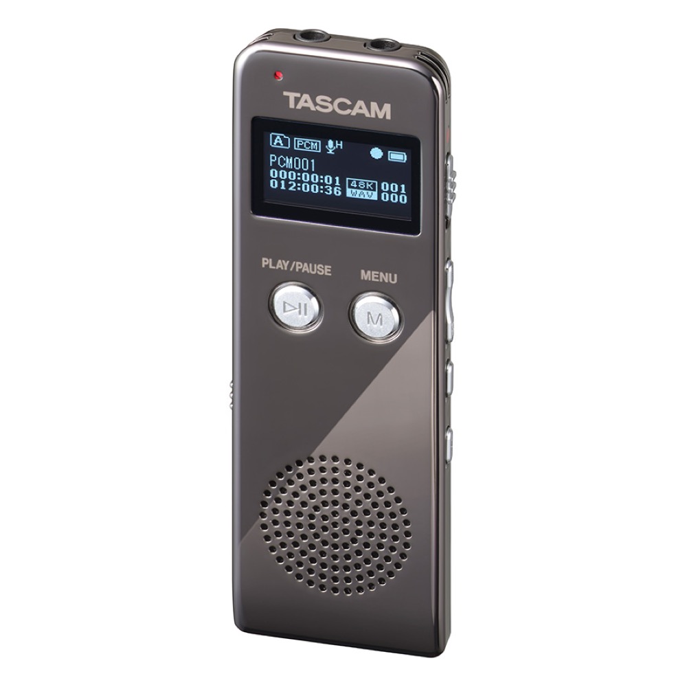 TASCAM VR-03-BR ブラウン ワイドFMチューナー搭載 ボイスレコーダー アングル画像