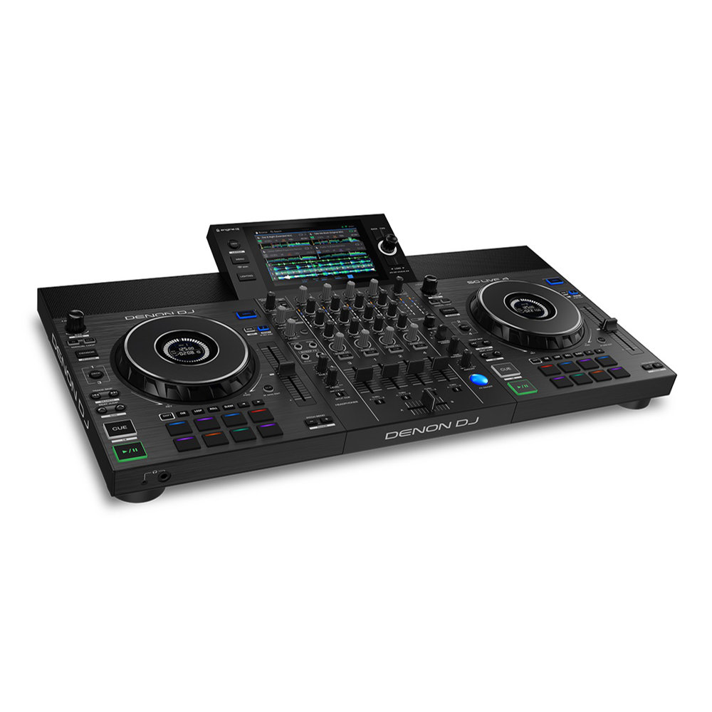 DENON DJ SC LIVE4 Amazon Music Unlimited対応 オールインワン型 スタンドアーロン DJコントローラー 左前面画像