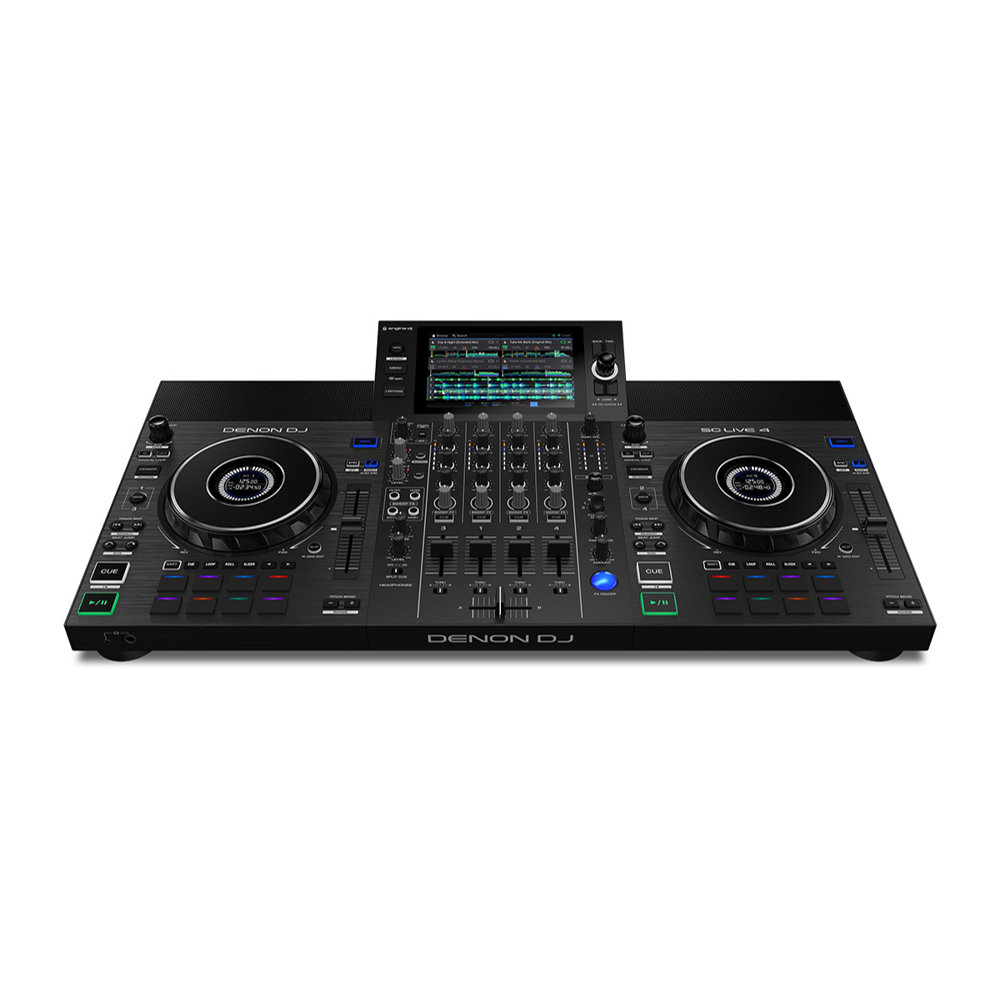 DENON DJ SC LIVE4 Amazon Music Unlimited対応 オールインワン型 スタンドアーロン DJコントローラー 正面画像