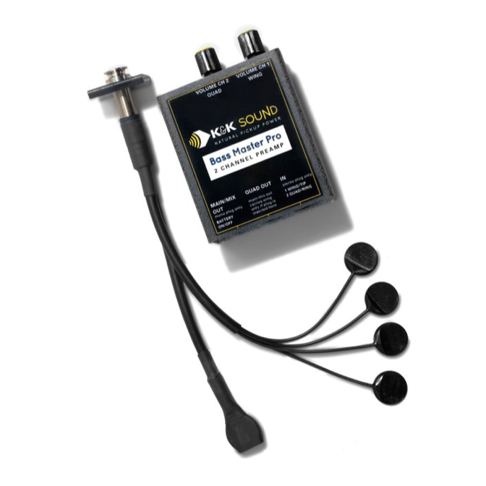 K&K Sound BASS MASTER PRO アップライトベース用ピックアップシステム