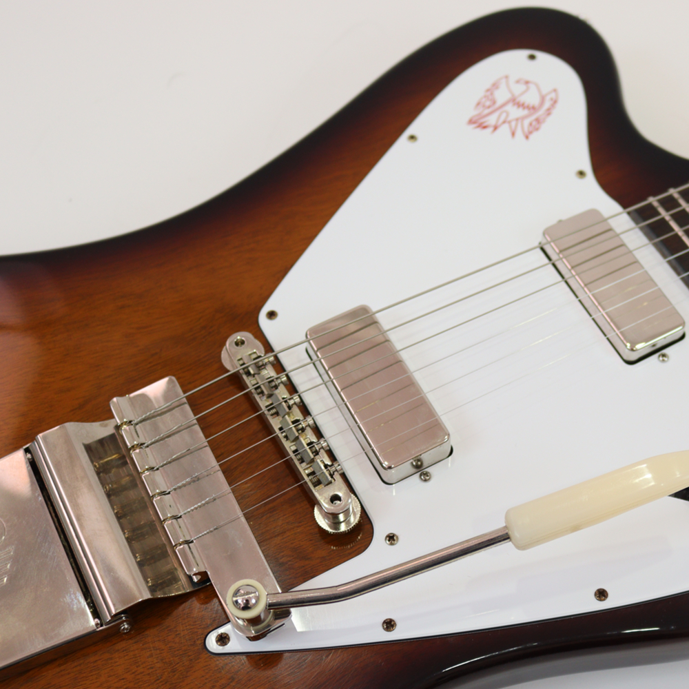 Gibson Custom Shop 1965 Non-Reverse Firebird V w/ Maestro Vibrola VOS Vintage Sunburst エレキギター ピックアップ画像