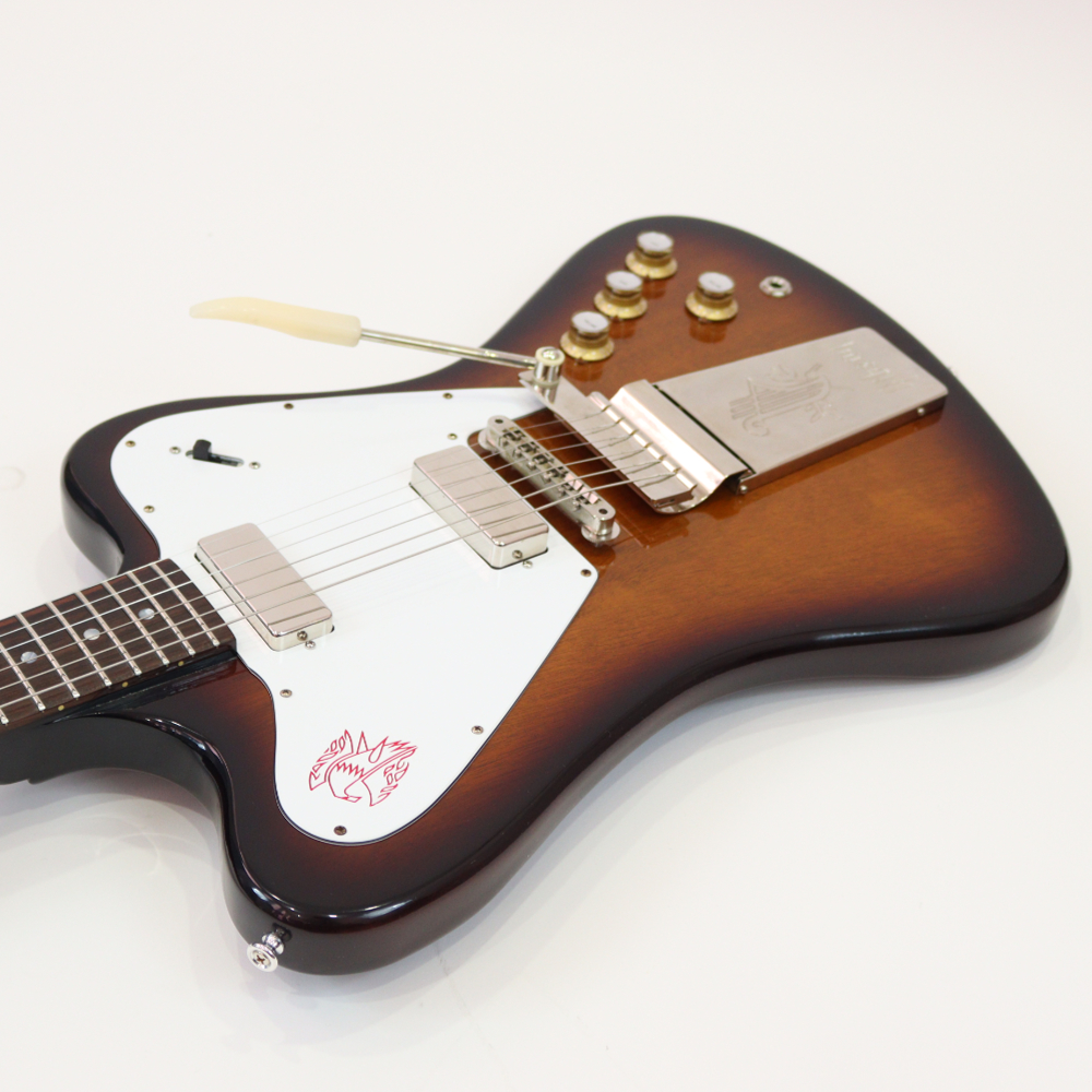 Gibson Custom Shop 1965 Non-Reverse Firebird V w/ Maestro Vibrola VOS Vintage Sunburst エレキギター ボディトップ画像
