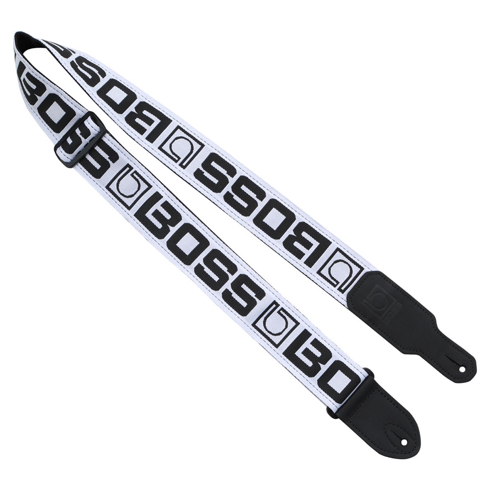 BOSS BSM-20-WB ギターストラップ ボスロゴ入りモノグラムストラップ