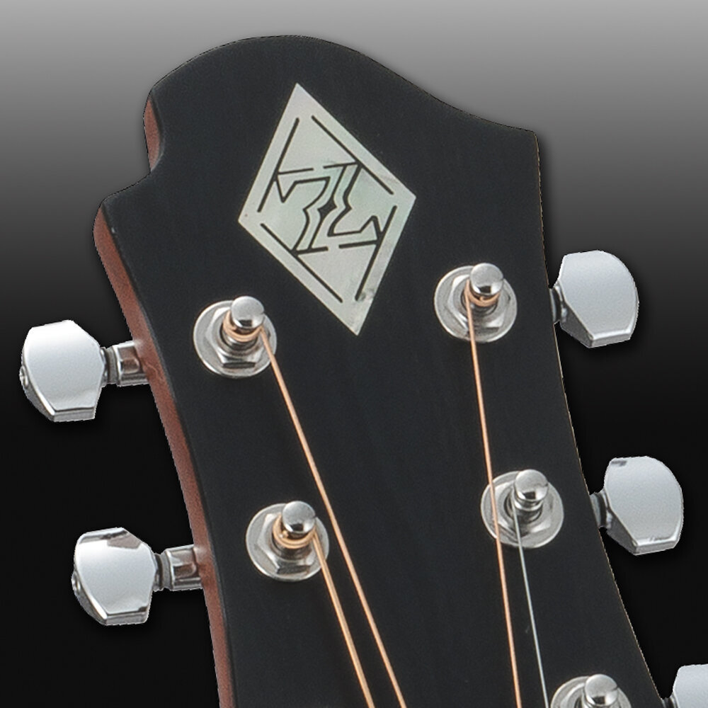 ZEMAITIS CAF-85HCW Natural エレクトリックアコースティックギター ヘッドストック画像
