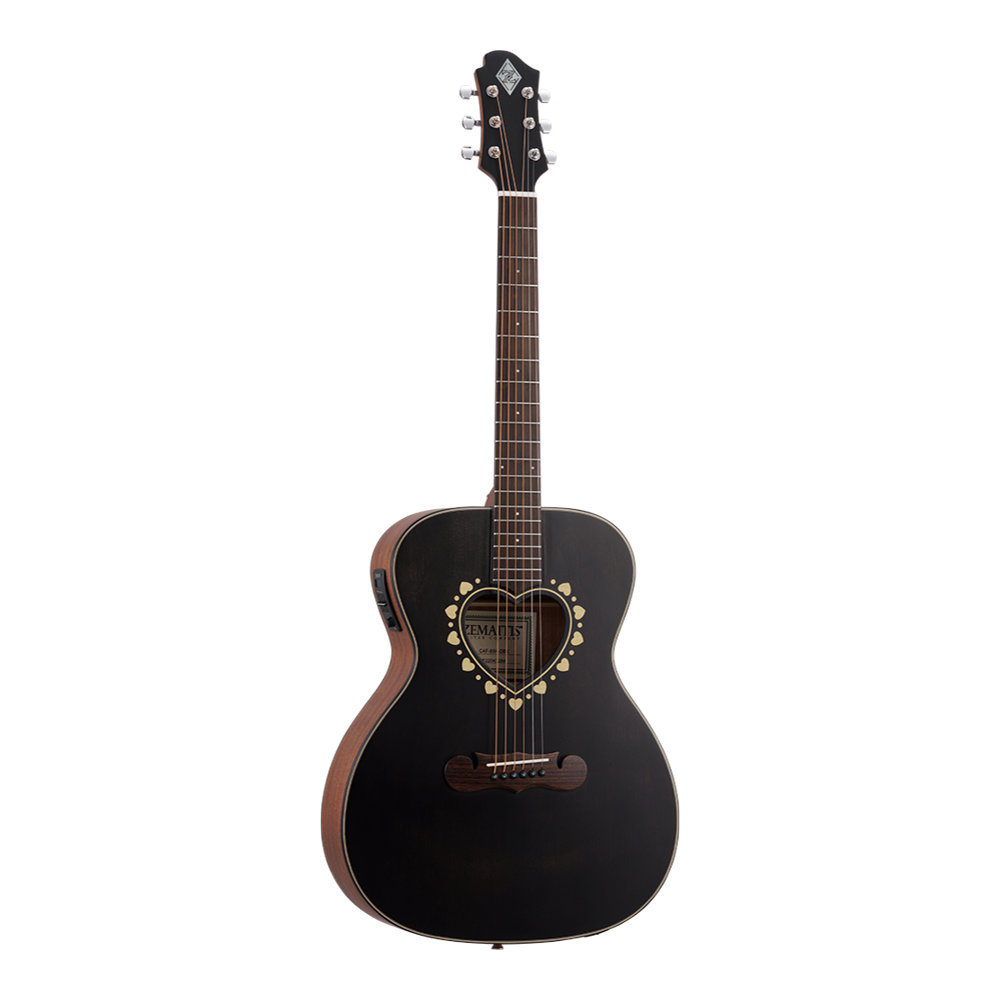 ZEMAITIS CAF-85HCW Denim Black エレクトリックアコースティックギター