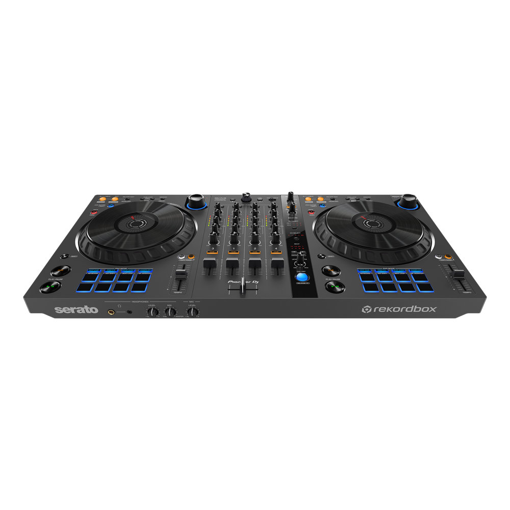 Pioneer DJ DDJ-FLX6-GT DJコントローラー フロント、トップ画像