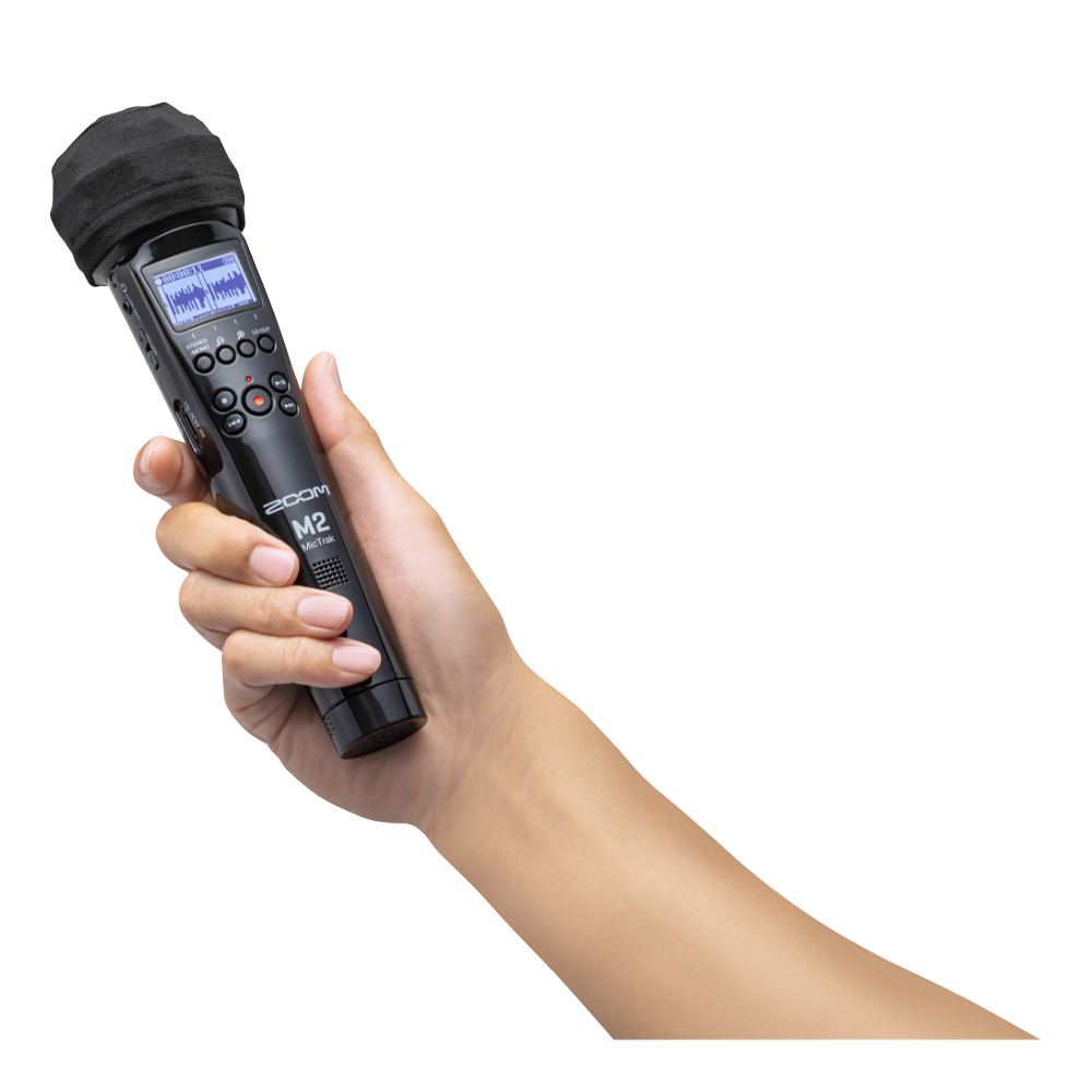 ZOOM MicTrak M2 ハンドヘルドマイク型2トラックレコーダー イメージ画像