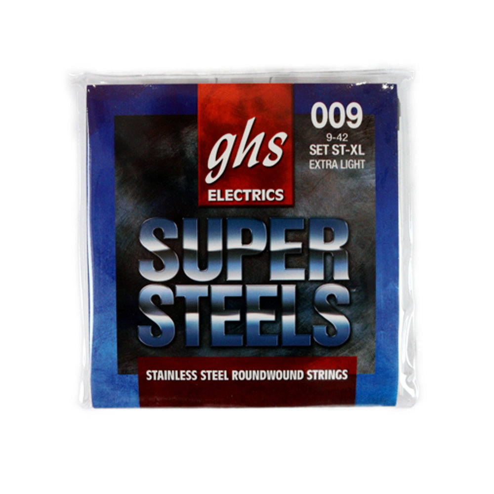 GHS ST-XL Super Steels EXTRA LIGHT 009-042 エレキギター弦