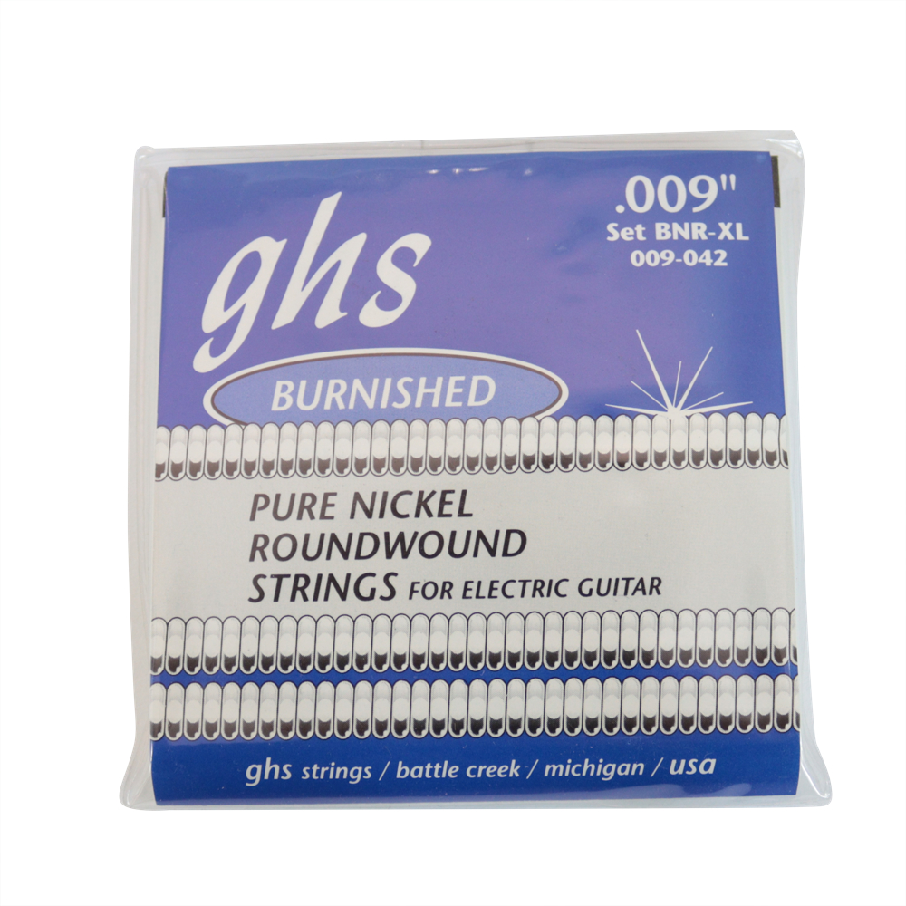 GHS BNR-XL Burnished Nickel Rockers EXTRA LIGHT 009-042 エレキギター弦