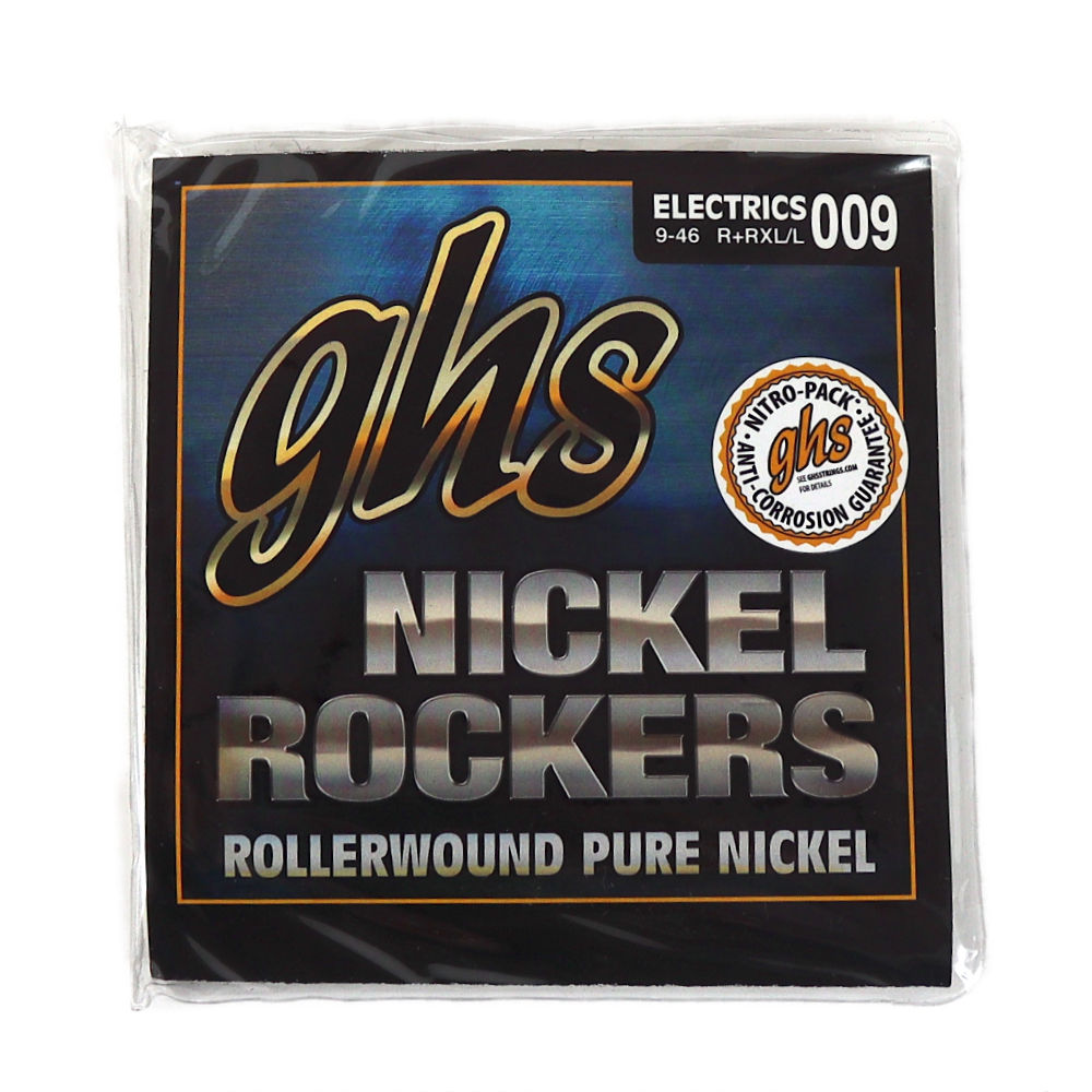 GHS R+RXL/L Nickel Rockers EXTRA LIGHT/LIGHT 009-046 エレキギター弦