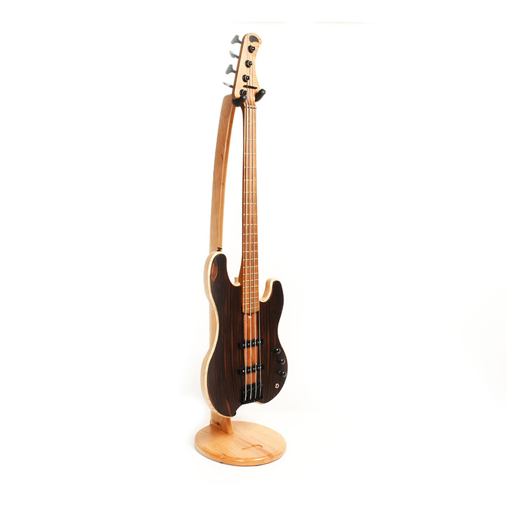 Ruach Music RM-GS2-C Wooden Bass Guitar Stand Cherry ベーススタンド Wooden Bass Guitar Stand Cherry 画像