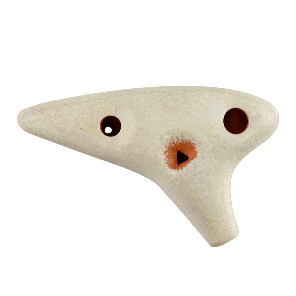 TiAmo ティアーモ T-NSCWH ホワイト ソプラノC調オカリナ ニュースタンダード ソプラノC調オカリナ 裏面 画像