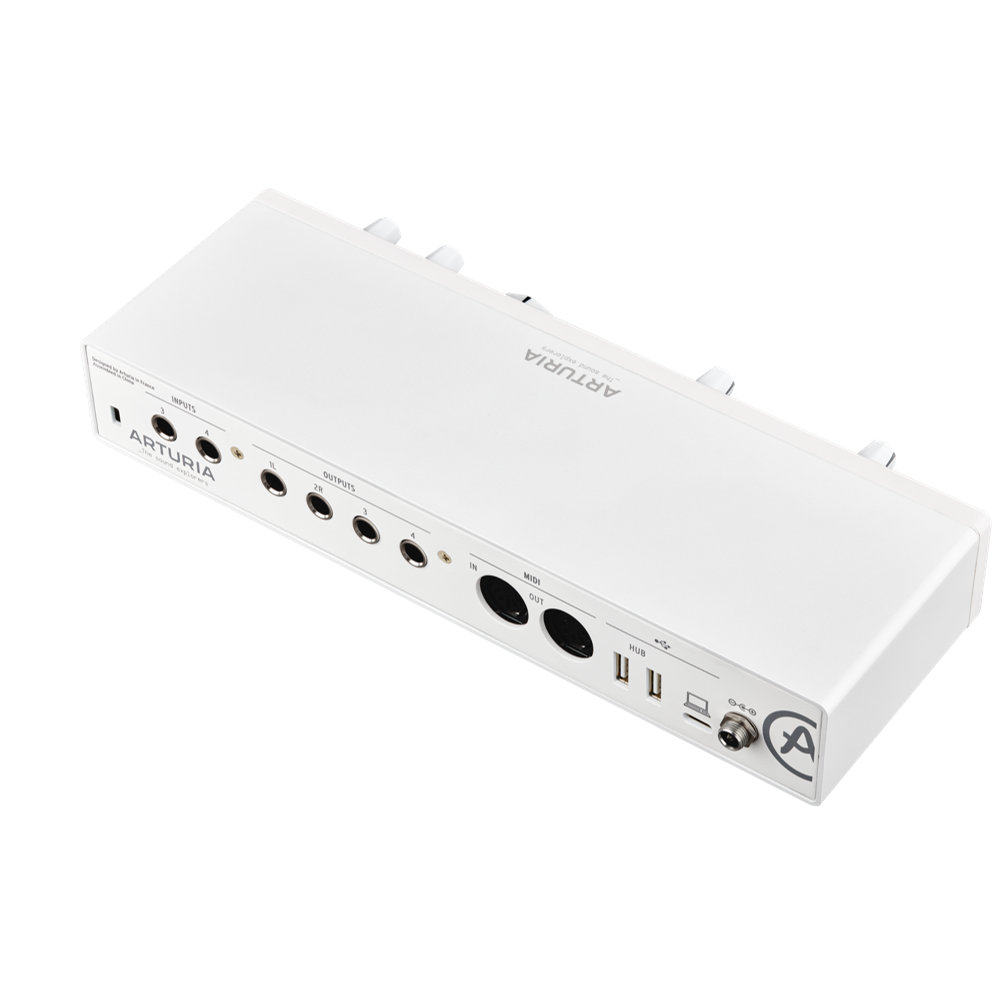 ARTURIA MINIFUSE 4 WHITE オーディオインターフェイス ミニフューズ 入出力端子側画像