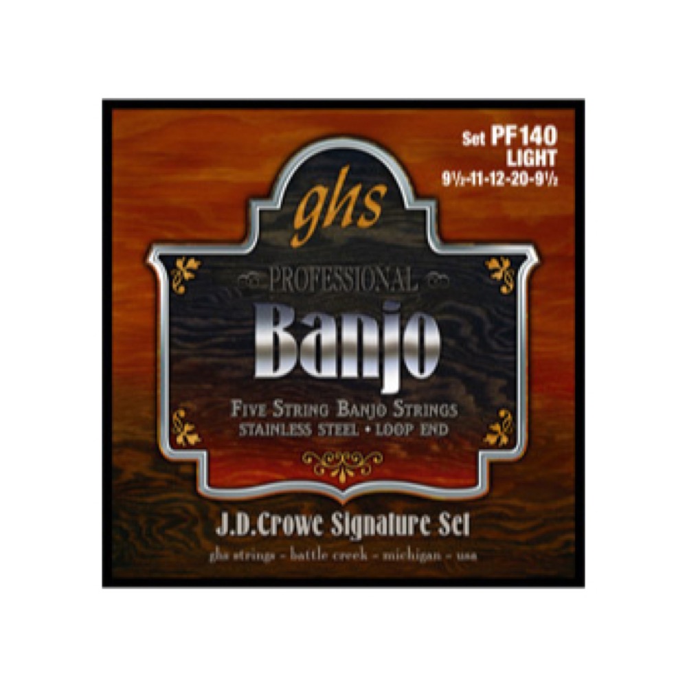 GHS PF140 J.D.CROWE SIGNATURE Studio Set Light 5弦バンジョー弦