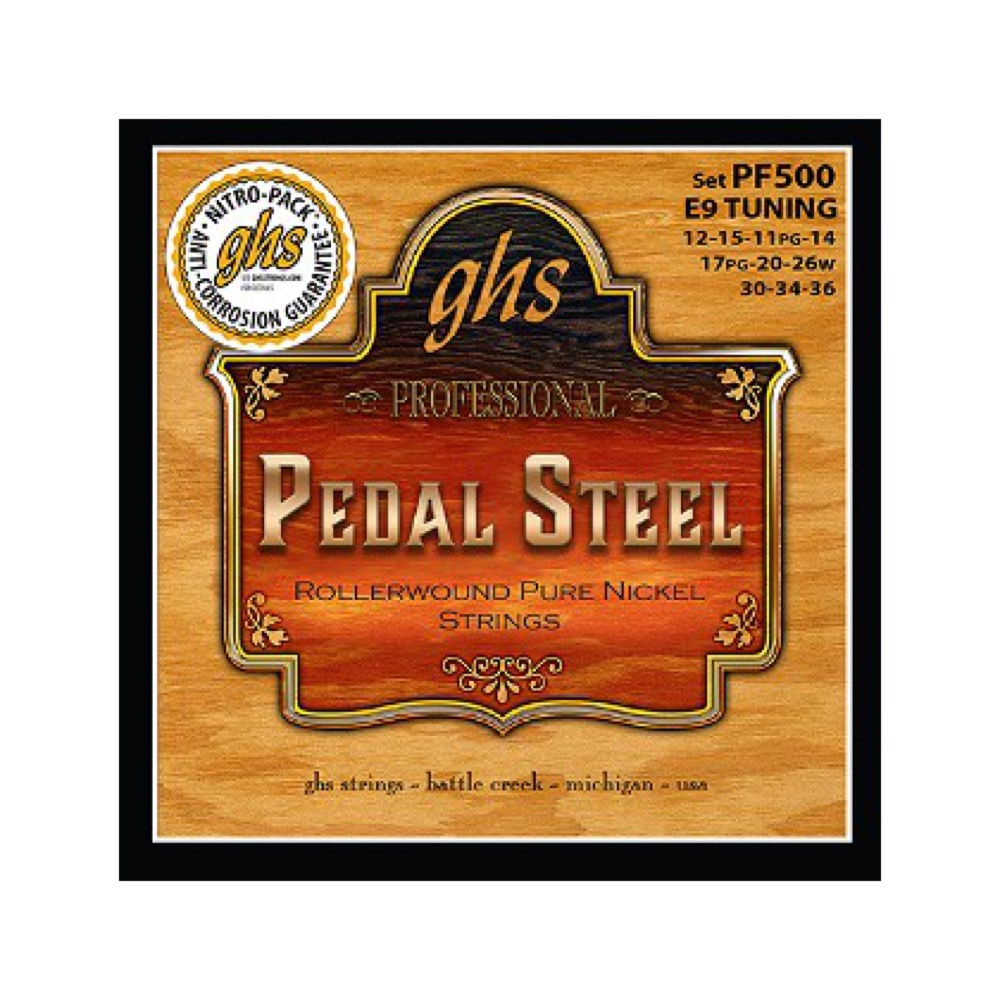 GHS PF500 PEDAL STEEL NICKEL ROCKERS E9 Tuning 10弦ペダルスチールギター弦