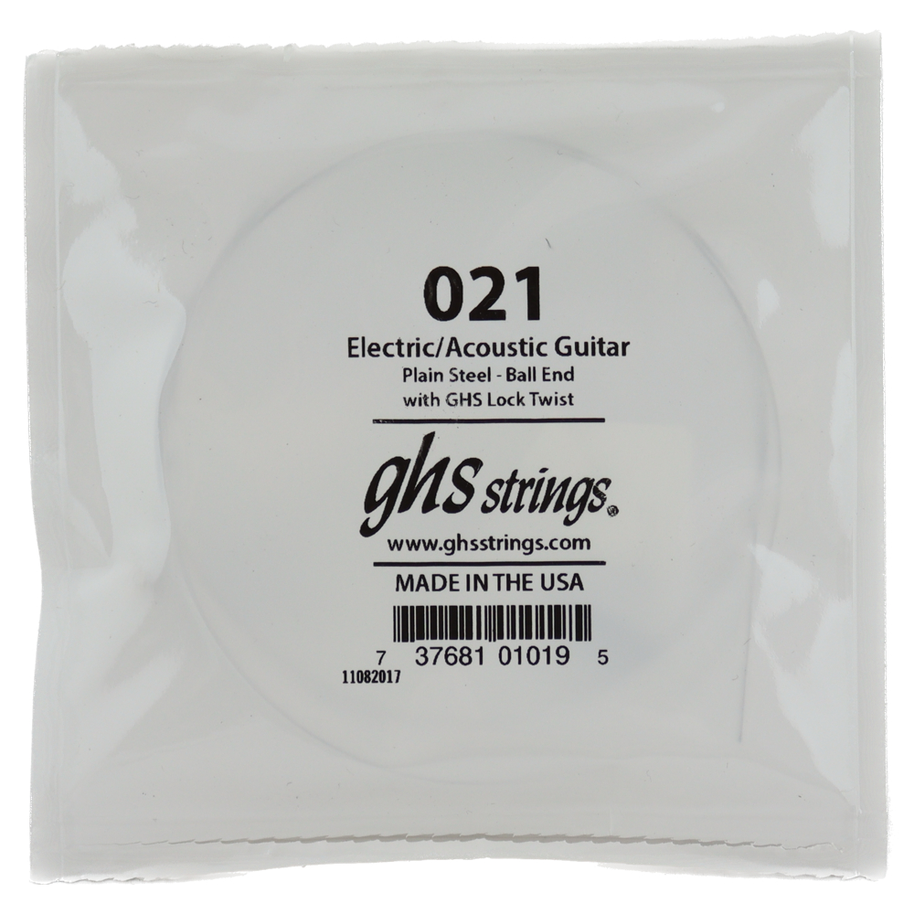 GHS 021 Singles Plain Steel Strings .021 ギター用 バラ弦