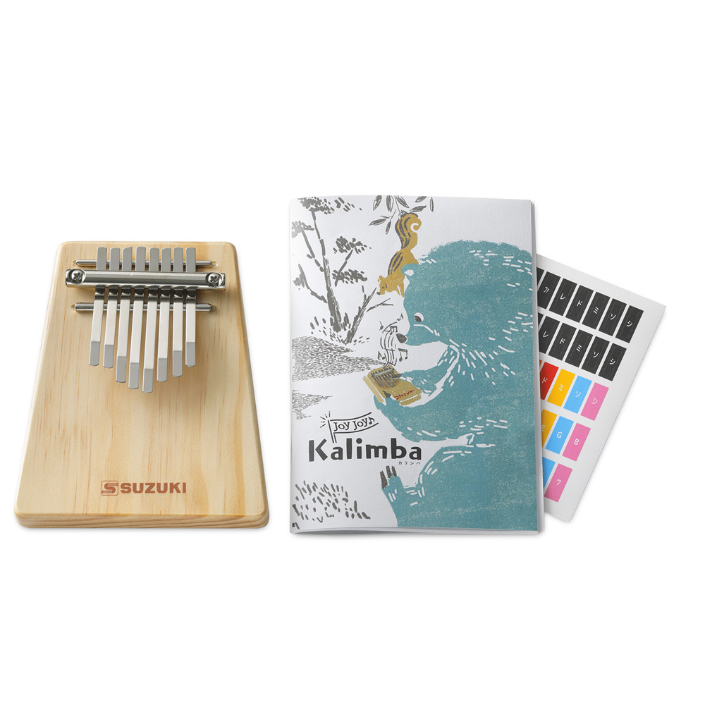 SUZUKI Joy Joy カリンバ 1オクターブカリンバ & 楽譜セット
