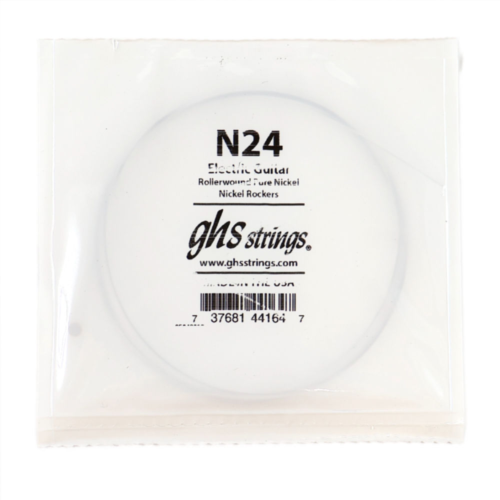 GHS N24 Singles Nickel Rockers ROLLERWOUND .024 エレキギター用 バラ弦