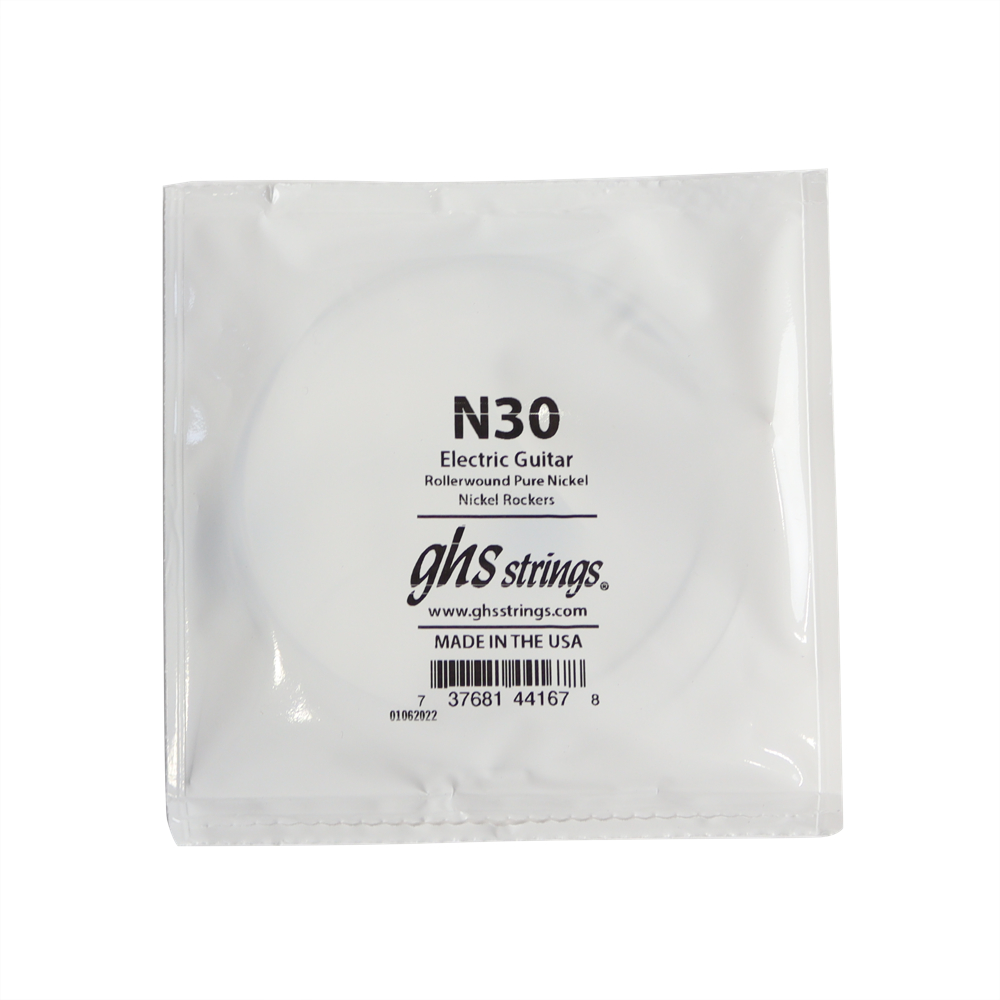 GHS N30 Singles Nickel Rockers ROLLERWOUND .030 エレキギター用 バラ弦×1本