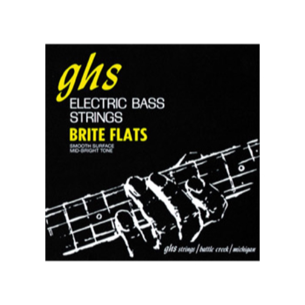GHS M3075 Extra Long Scale Brite Flats MEDIUM 049-108 エレキベース弦
