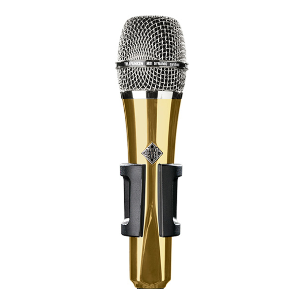 TELEFUNKEN M80 Custom Shop ゴールド/クローム ダイナミックマイク