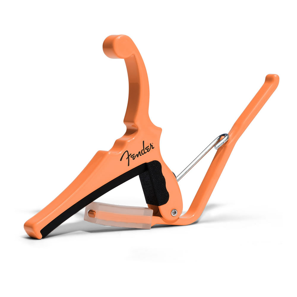 Kyser KGEFPPA Fender Classic Color Quick-Change Electric Capo Pacific Peach ギター用カポタスト フェンダー
ロゴ側画像