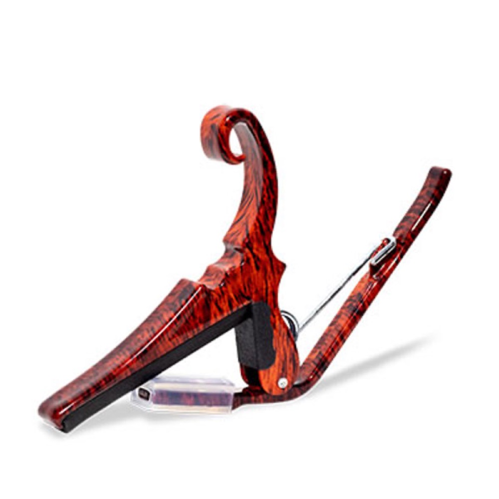 Kyser KGCRWA QUICK-CHANGE CAPO ROSEWOOD クラッシックギター用カポタスト 裏面画像