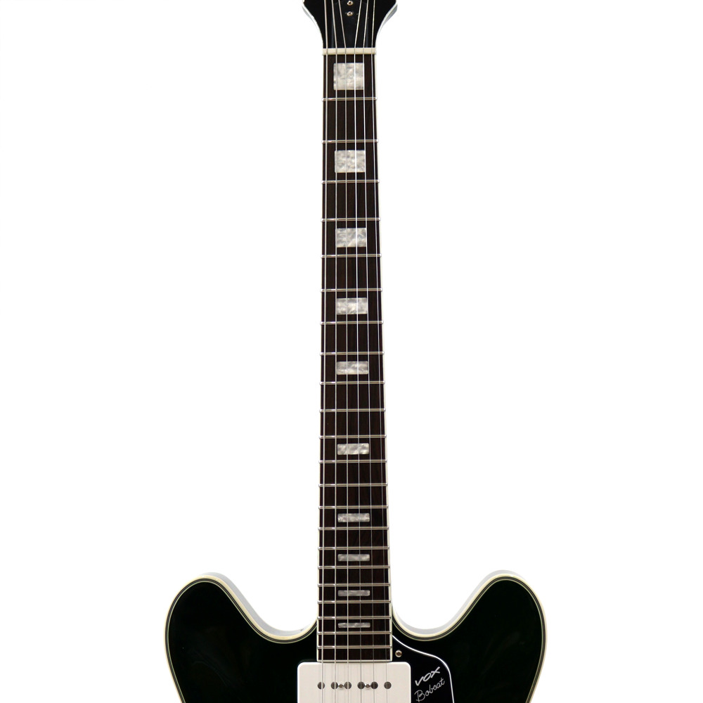 VOX Bobcat BC-V90 GR ソープバータイプPU2基搭載 セミアコースティックギター セミアコースティックギター ネック 画像