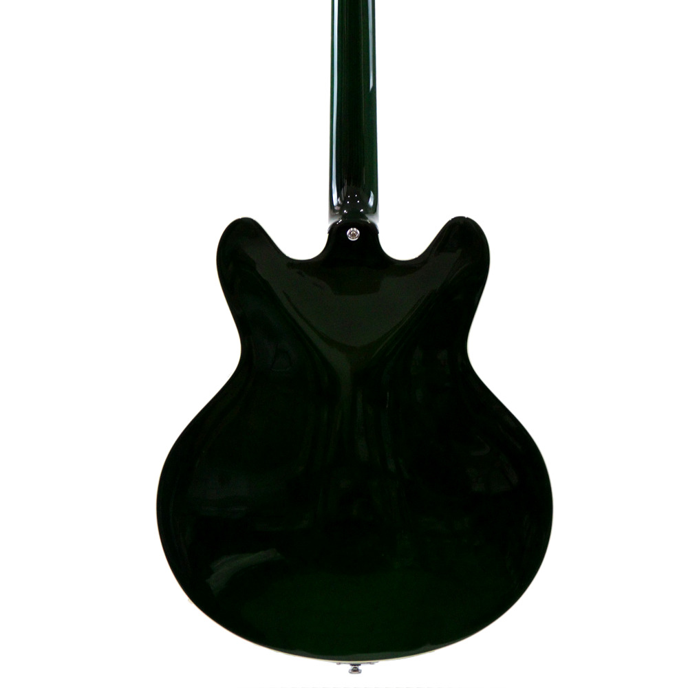 VOX Bobcat BC-V90 GR ソープバータイプPU2基搭載 セミアコースティックギター セミアコースティックギター ボディ 裏 アップ 画像