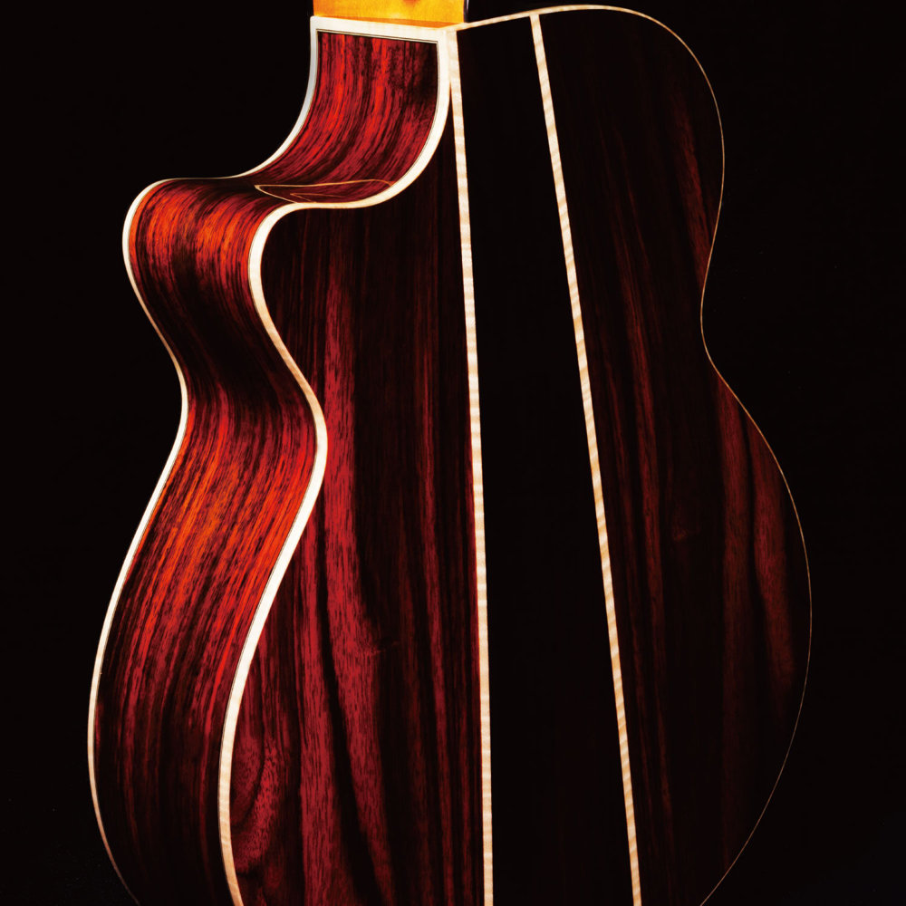 Faith FVHG3 エレクトリックアコースティックギター バック、サイド画像