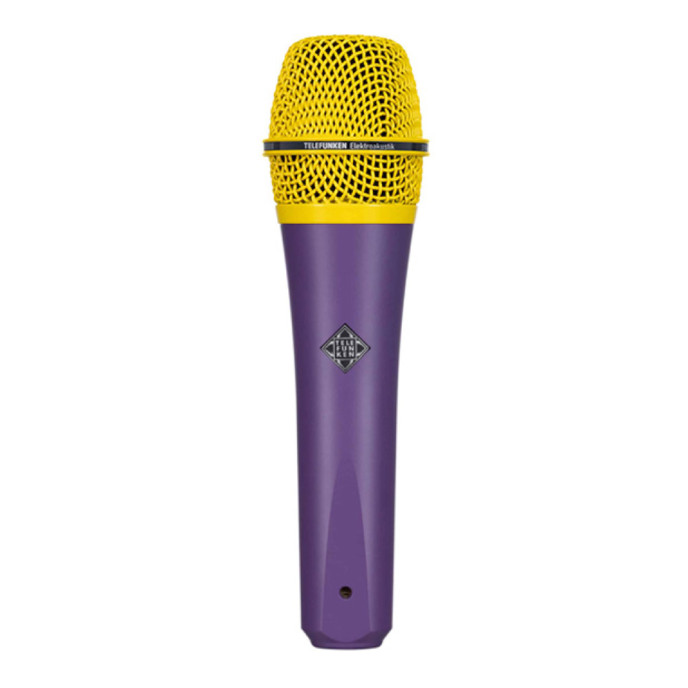 TELEFUNKEN M80 Custom Shop パープル/イエロー ダイナミックマイク