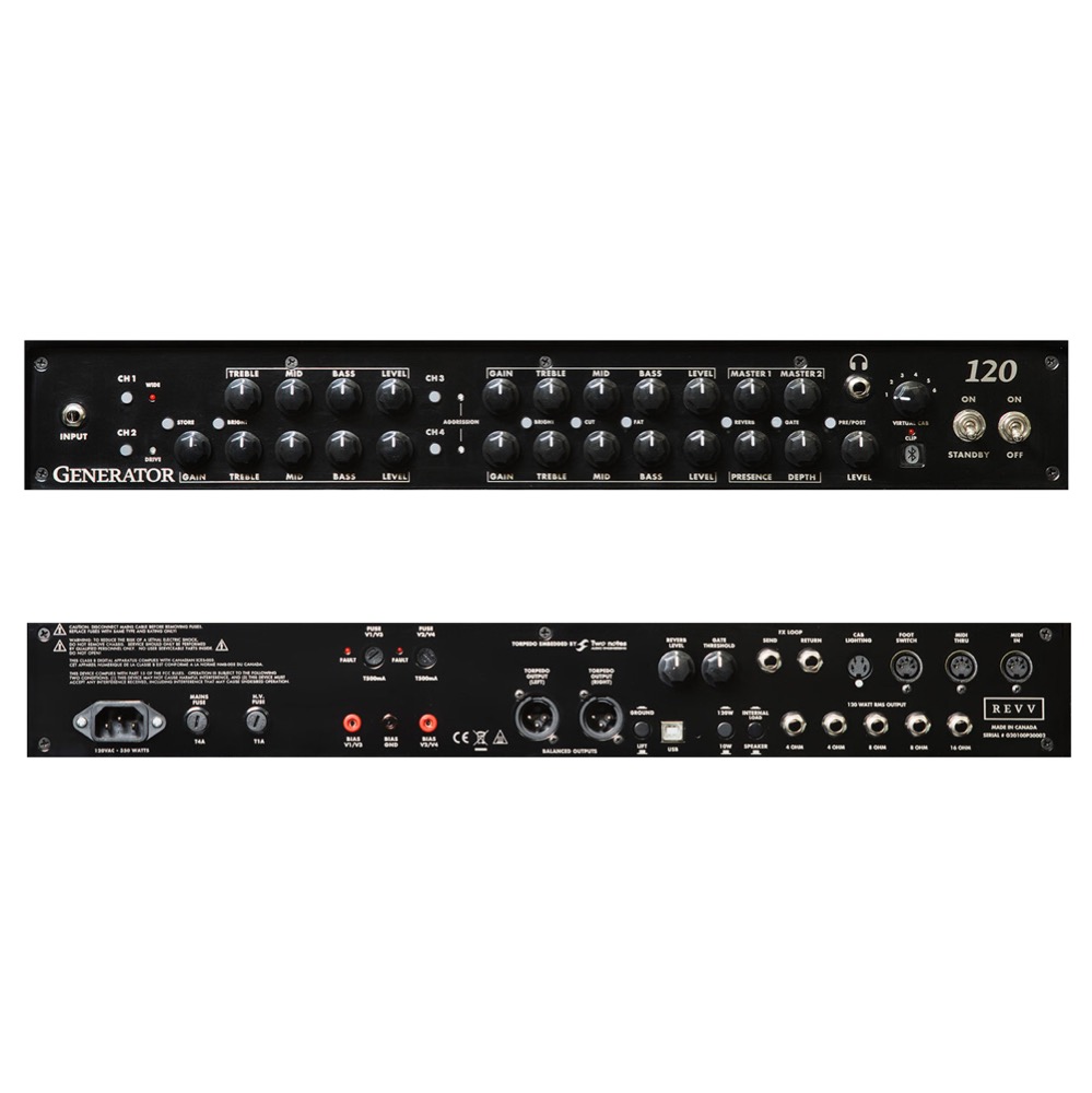 REVV Amp Generator 120 MK3 ギターアンプヘッド 詳細画像