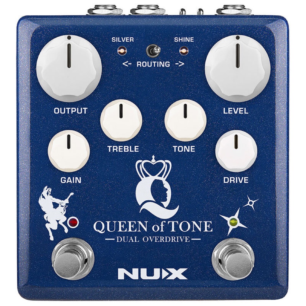 NUX Queen of Tone デュアルオーバードライブ ギターエフェクター