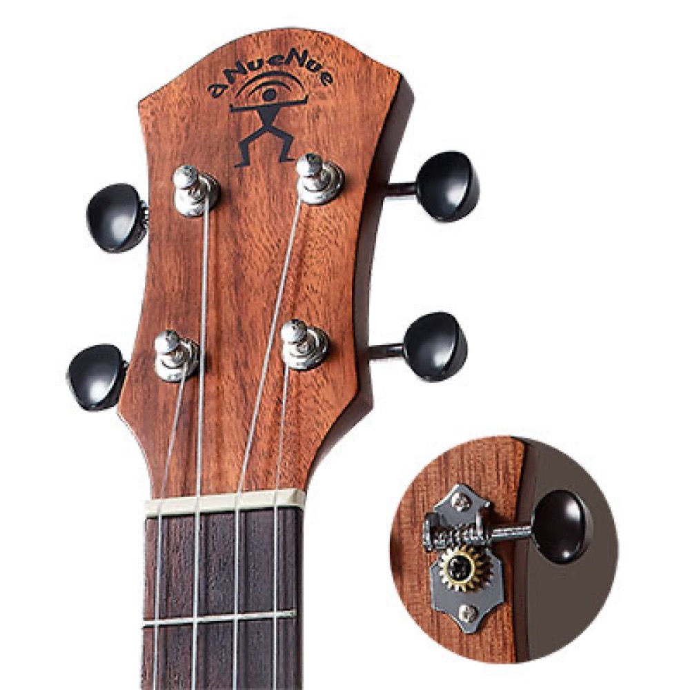 aNueNue aNN-C3E Solid Mahogany コンサートウクレレ ヘッド画像