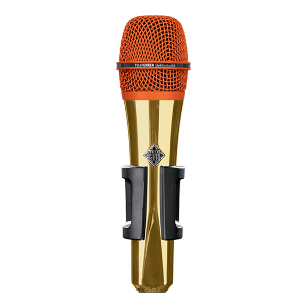 TELEFUNKEN M80 Custom Shop ゴールド/オレンジ ダイナミックマイク