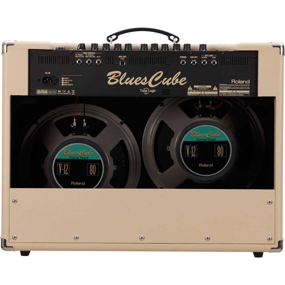 ROLAND Blues Cube Artist BC-ARTIST 212 ギターアンプ BC-ART212 12インチ×2発スピーカー搭載 バックパネル画像