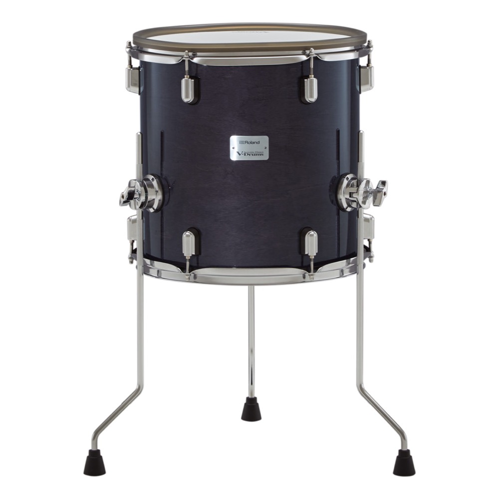ROLAND PDA140F-GE V-Drums Acoustic Design用フロアタムパッド グロスエボニー 14インチ 木製シェル