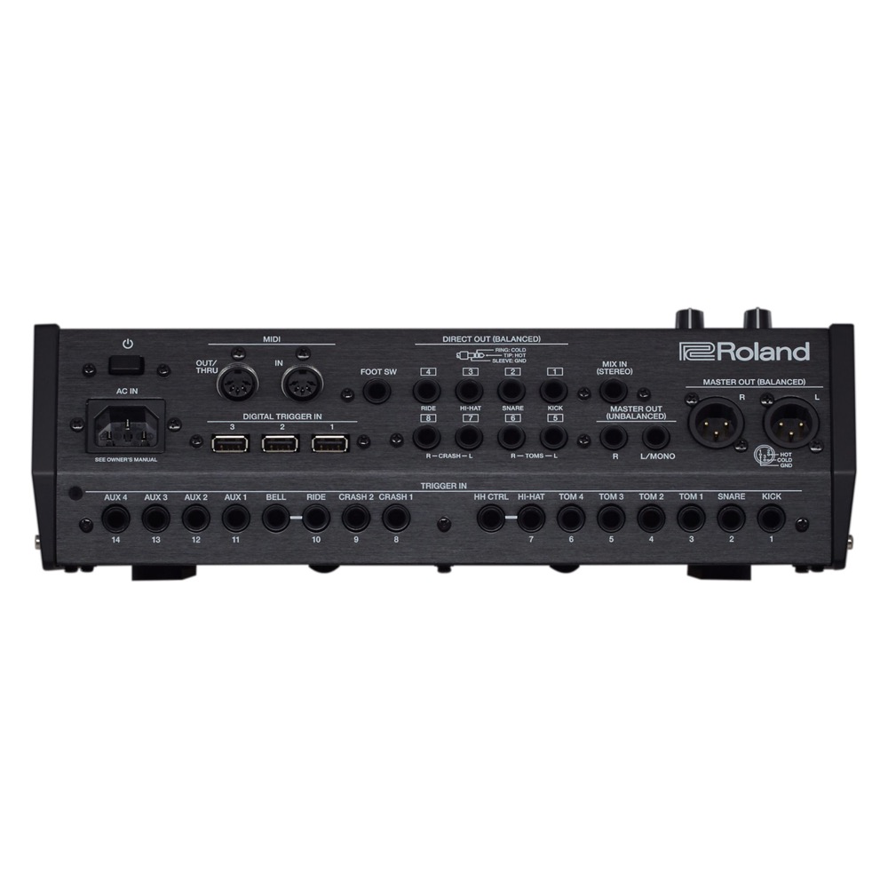 ROLAND TD-50X Sound Module V-Drum音源 サウンドモジュール リア画像